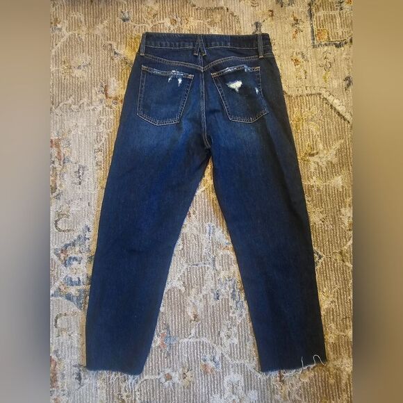 Maurices cheeky taper ankle jeans, high rise, sz 10 with 27" inseam, like new - Picture 3 of 5